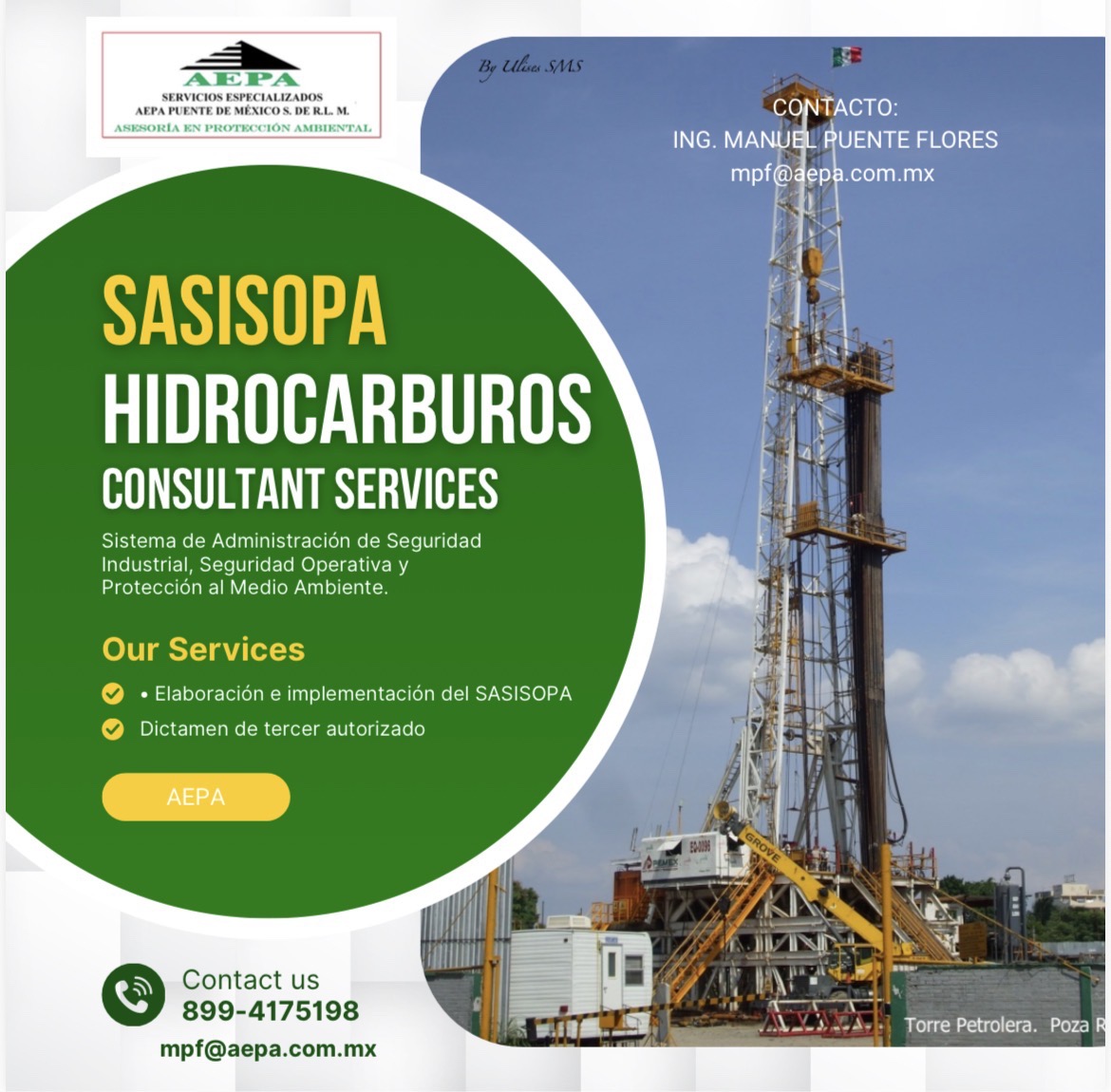 Imagen informativa SASISOPA Hidrocarburos Consultant Services de AEPA.